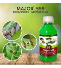 Chlorpyrifos 50% + Cypermethrin 5% EC (Major 555) 250 ml